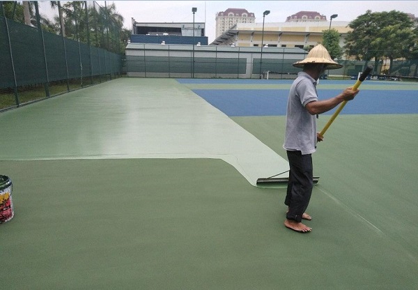 Sơn sân tennis